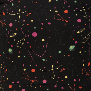 Rainbow Constellations Glow-in-the-Dark Kids Twirl Dress