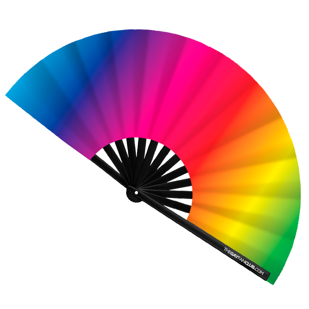 Rainbow Rave Fan (UV)