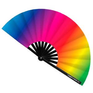 Rainbow Rave Fan (UV)