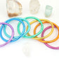 Rainbow Thai Buddhist Temple Bracelets, Mantra Bangle, Kumlai, Sizes Available