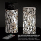 Tiffany Magnolia 6" LED Candle – Battery Operated, Flickering
