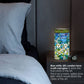 Tiffany Field of Lilies 6"  LED Candle – Battery Operated