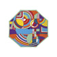 Frank Lloyd Wright Hoffman Rug Travel Umbrella – Compact, One-Touch Open & Close