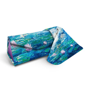Monet Nympheas Folding Glasses Case – Compact & Protective