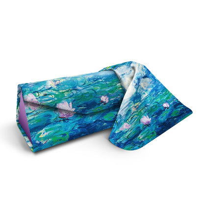 Monet Nympheas Folding Glasses Case – Compact & Protective