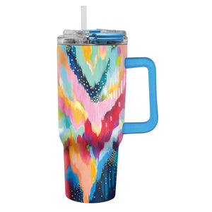 30 oz Tumbler - EttaVee "Brush Strokes 100"