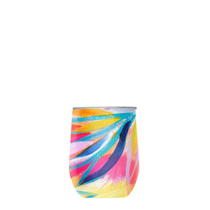 12 oz Stemless Wine Tumbler - EttaVee "Loose Palms"