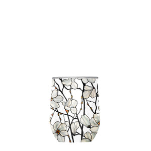 12 oz Stemless Wine Tumbler - Tiffany "Magnolia"