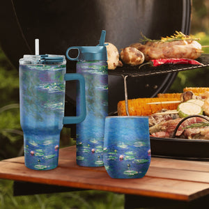 Monet "Water Lilies" Insulated Drinkware Set of 3, 1 per size