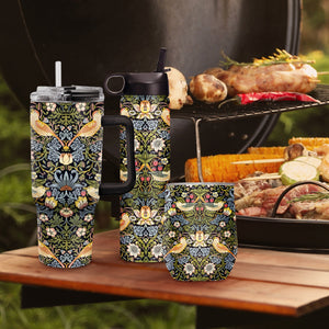 30 oz Tumbler - William Morris "Strawberry Thief"