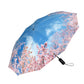 Cherry Blossoms Travel Umbrella – Compact, One-Touch Open & Close