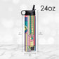 24 oz Water Bottle - Frank Lloyd Wright "Saguaro Forms"