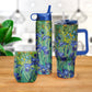 12 oz Stemless Wine Tumbler - van Gogh "Irises"