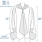 Laurel Burch Blooms Reversible Rain Cape Poncho – Lightweight Hooded Womens Wrap