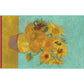 van Gogh Sunflowers Oversized Beach Towel - Microfiber, Quick-Dry