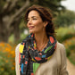 Frank Lloyd Wright Coonley Playhouse Silk Blend Shawl – Lightweight Dressy Wrap for Women