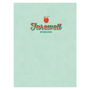 Endless Retirement Card With Glitter