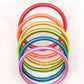 Retro Rainbow Set Thai Buddhist Temple Bracelets, Mantra Bangle, Thick, Sizes Available