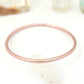 Thin Thai Buddhist Temple Bracelets, Rose Gold, Gold, Silver Mantra Bangle, Sizes Available