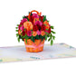 Roses Basket Pop Up Card