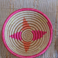 Rosie African Basket Collection, Pink, Blue, Neutral, from Rwanda, Set of 3