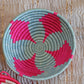 Rosie African Basket Collection, Pink, Blue, Neutral, from Rwanda, Set of 3