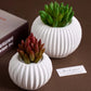 S/M/L Stripe Candle Cup Silicone Mold DIY Handmade Round Flowerpot Plaster Resin Candlestick Craft Casting Molds Home Decor