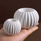 S/M/L Stripe Candle Cup Silicone Mold DIY Handmade Round Flowerpot Plaster Resin Candlestick Craft Casting Molds Home Decor