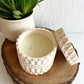 1set Ripple Candle Cup Resin Mold Cylinder Plaster Candle Jar Concrete Flower Pot Silicone Mold For Candle Home Decor