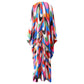 Vibrant Printed Loose Maxi Dress