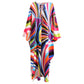 Vibrant Printed Loose Maxi Dress