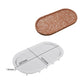 Oval Tray Cement Silicone Mold DIY Jewelry Display Panel Mould Concrete Plaster Resin Crystal Storage Coaster Molds Home Decor