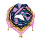 Purrquoise Cat Silk Scarf
