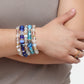 Sky Blue Glass Bead Bracelet