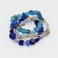 Opal Glass Bead Bracelet