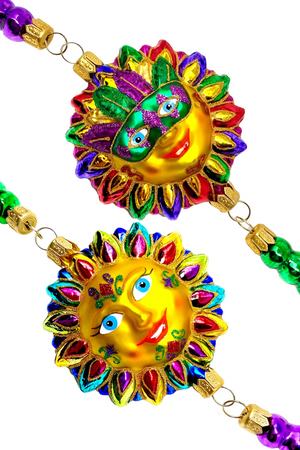 Solar Splendor Tribal Sun Glass Tree Garland