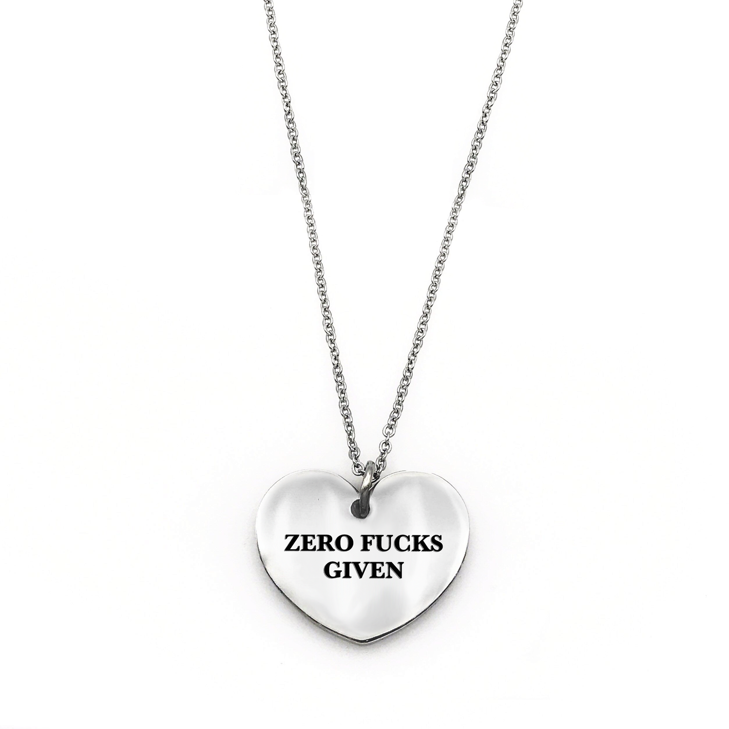 Zero Fucks Given Necklace