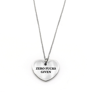 Zero Fucks Given Necklace