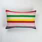 Santiago Rainbow Grid Pillow - 12" x 20"