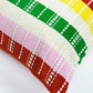 Santiago Rainbow Grid Pillow - 12" x 20"