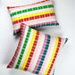 Santiago Rainbow Grid Pillow - 12" x 20"