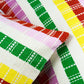 Santiago Rainbow Grid Pillow - 12" x 20"