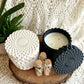 1set Ripple Candle Cup Resin Mold Cylinder Plaster Candle Jar Concrete Flower Pot Silicone Mold For Candle Home Decor