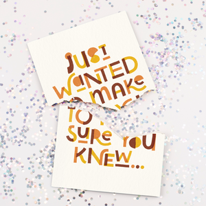 Endless GOAT Scream Card with Glitter