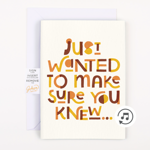 Endless GOAT Scream Card with Glitter