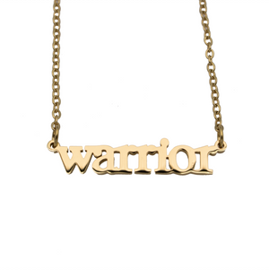 Warrior Cutout Necklace