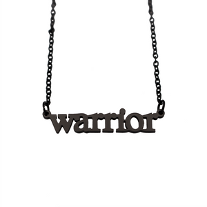 Warrior Cutout Necklace