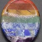 Chakra Crystal Palm Stone – Natural Worry Stone (1.4 x 1.8 inches)