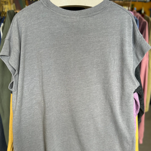UB Shirt - Relaxed - I Will Rescue Myself, Thanks (Ugly Baby) Feminine Vintage Wash Washed Gray