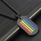 Bold Pride Dog Tag Necklace Collection – 3 Unique Styles